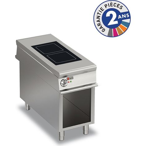 Fourneau à Induction Vitrocéramique sur meuble - 2 zones - 8 kW - Baron