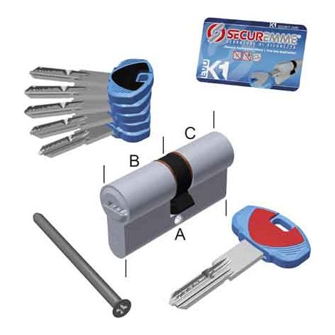CILINDRO SAGOMATO EVO K1 3100-C SECUREMME