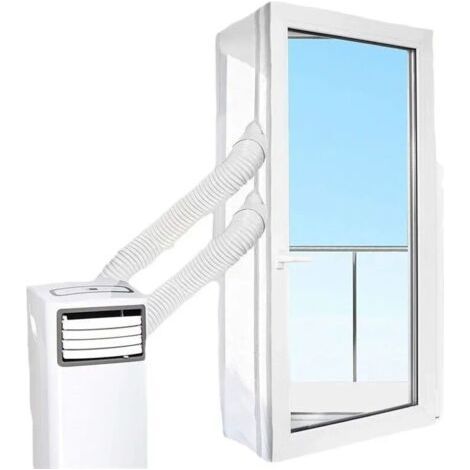 400CM Joint de Fenêtre pour Climatisation Mobiles, Joint de Fenêtre étanche, Chiffon de Calfeutrage pour Fenêtre de Climatiseur Mobile (1/5)
