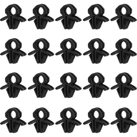 Clip de Tuyau de Frein Clip de Support de Tuyau de Câblage Plastique Noir Compatible avec 4 Runner 1984-2020 (1/5)