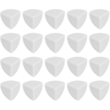 20 Protections d'angle en silicone blanc pur pour meubles, sécurité enfant et coins de bureau (1/5)