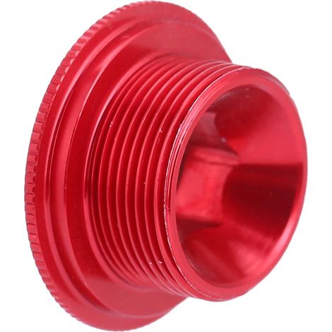 Boulon de pédalier M20x10 rouge pour vélo route et VTT, fixation de cadre et manivelle.