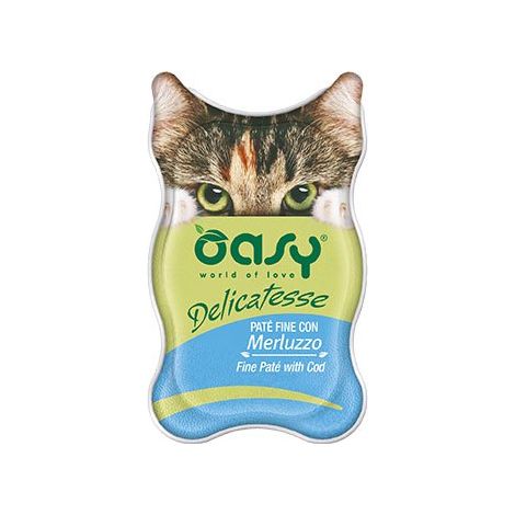 Oasy Delikatesse Pastete Katzenpastete 85g - Kabeljau 85g