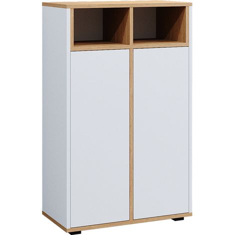 Midischrank Didi, Weiß/Artisan, 60 x 97 cm mit 2 Türen, Vicco (1/5)