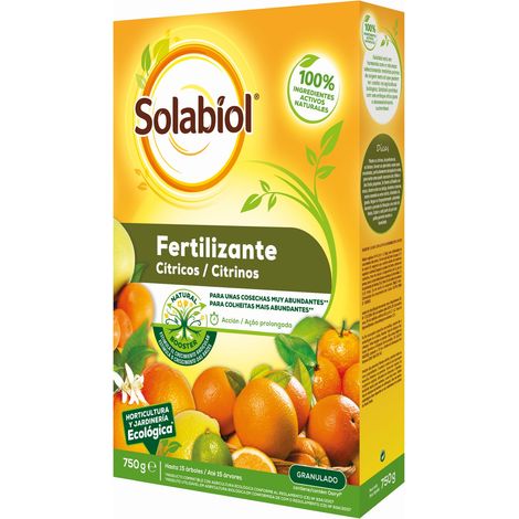 Fertilizante granulado para cítricos SOLABIOL 750g (1/3)