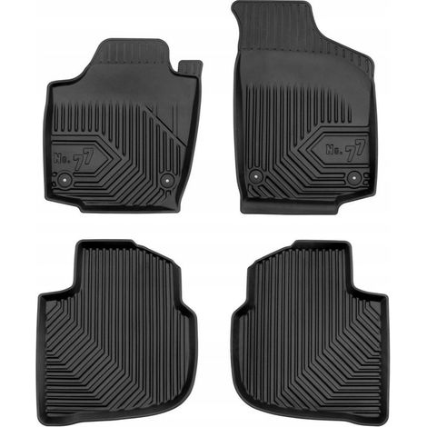 Tapis de porte, tapis de porte en caoutchouc, bacs pour Seat Toledo 4 (2013-2018) - 77