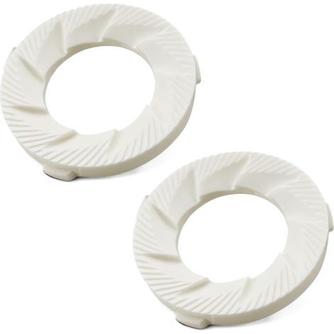 Lot de 2 disques de broyage en céramique pour broyeur Philips Saeco - Anneaux de broyage en céramique pour moteur de broyeur de machines à café série EP - Pièces de rechange pour l'entretien des (1/5)
