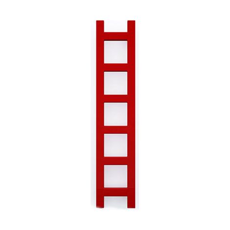 Elektrischer heizkörper Verkehrsrot HxL 640mmx200mm - 100 Watt - EAS640/200E83020
