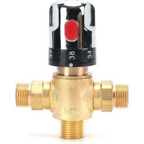 Thermostat-Mischbatterie, Duschmischer mit 1/2"-G-Anschluss, Armaturen der Marke Celsius Scale