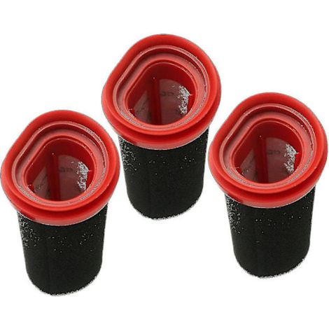 Lot de 3 filtres (25,2 V/21,6 V) pour aspirateur sans fil Bosch Flexxo série 4, modèle BBH32101, etc. - AquaForge (1/4)
