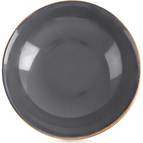 Cuenco de cerámica para sopa, gris, 20,5 cm, capacidad de 900 ml (1/5)