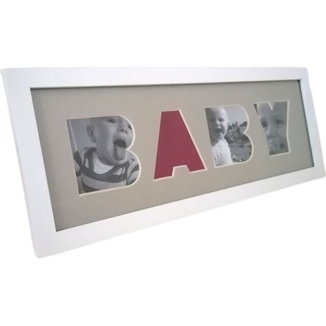 Portafoto da tavolo album cornice bianca per bimbi bambini ritratti 11x34 cm moderno vintage bellissimo e particolare (1/5)