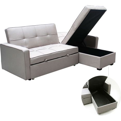 CLOTH - divano letto con penisola (1/4)