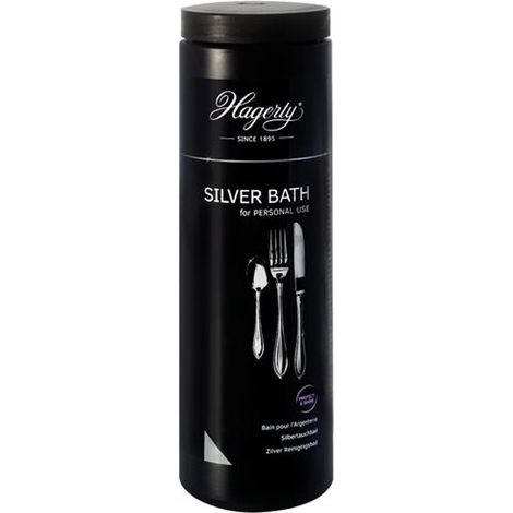Bain professionnel pour couverts en argent 580ML – Ravive l'éclat – Utilisation exclusive pour argent – Évite contact avec métaux – Hagerty (1/3)