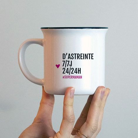 Tasse - MYCRAZYSTUFF - SuperMama - Keramik - 30 cl - Mikrowellen- und spülmaschinengeeignet