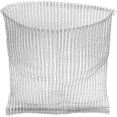 Netzbeutel aus 304er Edelstahldraht, 24 x 24 Zoll, Pflanzenwurzeltasche, Gartenkorb, Pflanzenwachstumsstütze, wiederverwendbar und langlebig.