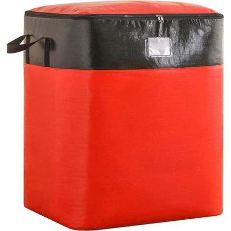 Sacs de déménagement ultra-résistants avec poignées - Sacs de rangement extra larges et imperméables pour vêtements, couvertures et déménagements longue distance 104LRed (1/5)