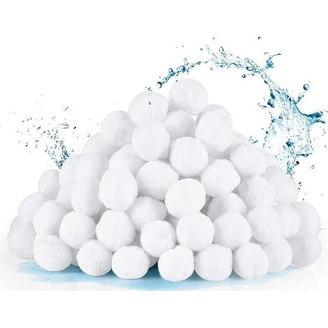 1400g Filter Balls für Schwimmbäder Filter Balls für Außenschwimmbäder Faserfilter Sandfilter Filtration