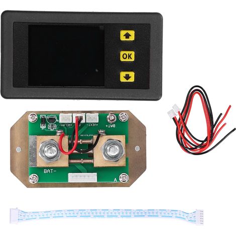 Soavoa Compteur LCD 300A Voltage Courant Puissance Ah Wh Mémoire Arrêt Sortie Protection Surchauffe Surintensité 1 Pièce (1/4)