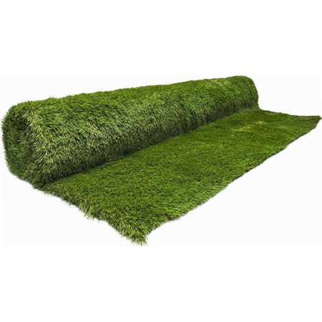 Werka Pro – Gazon synthétique 4cm – Rouleau 1,8m x 10m – 100% recyclable – Antiglisse – Traitement anti UV – Grammage 2100g/m²