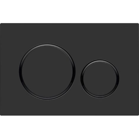 Applies to Geberit Sigma20 - Actuator plate, matt black/black (115.882.16.1) (1/3)