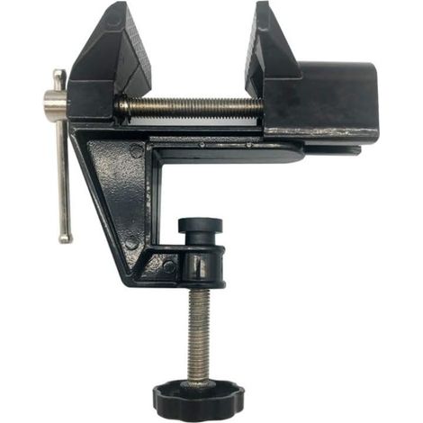 Mini étau d'établi noir 60mm Petite pince de table Outil de réparation pour loisirs créatifs