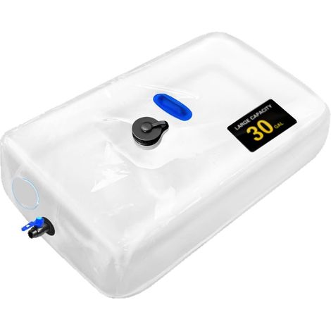 Seau à eau pliable pour eau de pluie, conteneur portable pour camping, randonnée, pique-nique, distributeur portable (1/5)