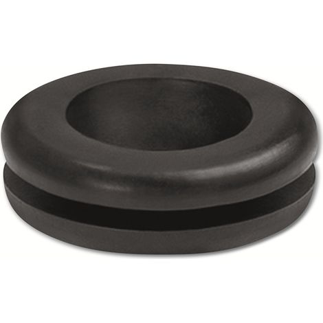 HELLERMANNTYTON Durchführungstülle, 633-04010, Schwarz, PVC, ∅ 5 mm, 1 Stück (1/2)