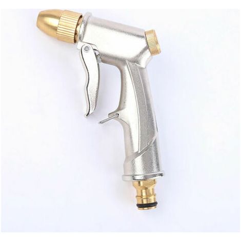Pistola a spruzzo con ugello in ottone – getto regolabile – spruzzatore manuale (1/3)