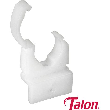 Talon EZ Joist Pipe Clips White - 22mm