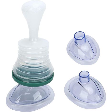 Dispositif aspiration urgence anti-étouffement masques adulte enfant sécurité (1/5)