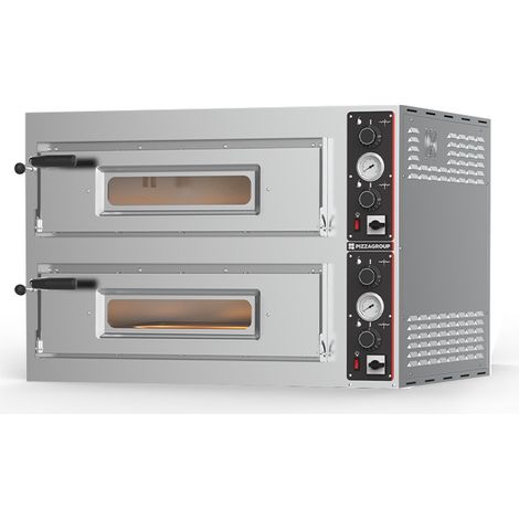 Four à Pizza Electrique 2 Chambres ENTRY MAX - 8 Pizzas 11.2 Kw - PizzaGroup