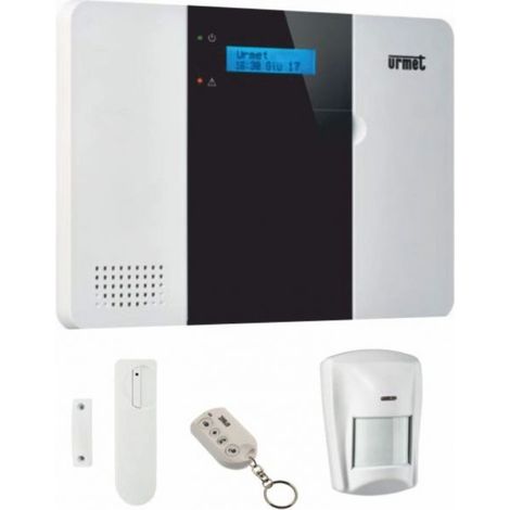KIT ALLARME SENZA FILI WIRELESS ZENO PRO 4G IO WIFI CON COMUNICATORE INTEGRATO E SINTESI VOCALE URMET 1051/921