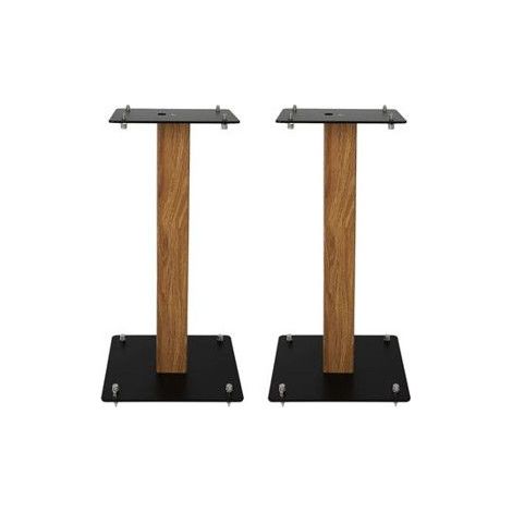 Pieds d enceintes Enova Hifi Majesty 50 Noir et Bois vendus par paire (1/2)