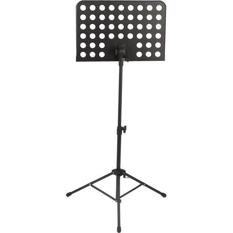 Pupitre de Musique Métallique Réglable, Stable Léger et Portable, Support de Partition pour Spectacles et Performances (1/3)