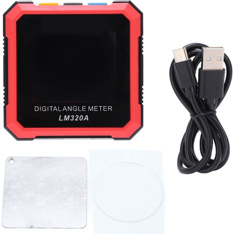 LM320A Digital Inclinometer Electronic LCD Backlight Angle Finder Gauge Protractor with Magnetic Base