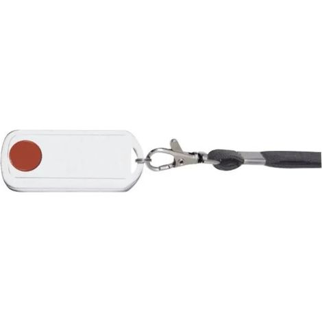 Eltako Mini mando a distancia inalámbrico blanco brillante diseño rojo