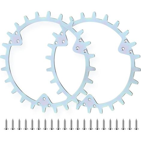 Pointes de Traction pour Tondeuse Robot Husq/varna Ø 252mm avec 21 Vis, Robotic Lawnmower Spikes for Hus/qvarna Automower330/440/420/435XAWD/430X/435X/450X, Amélioration de Traction (1/5)