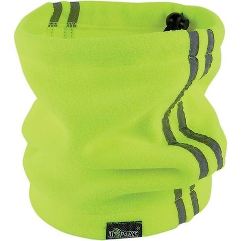 U-power scaldacollo 100% poliestere yellow fluo