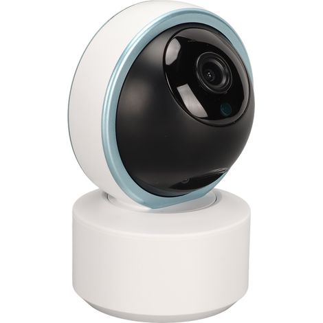 Caméra de sécurité intérieure 1080p HD 2,4 GHz/5 GHz double bande, vision nocturne infrarouge, caméra de sécurité sans fil intelligente, prise UE 100-240 V (1/4)