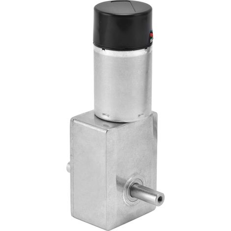 Motoréducteur à vis sans fin CC, double arbre 15 mm, réducteur de vitesse avec encodeur JGY-370DC12V 30 tr/min