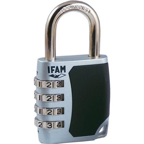 CANDADO C45S ZINC 44,5mm. ARCO Ø6,3mm CON COMBINACIÓN IFAM