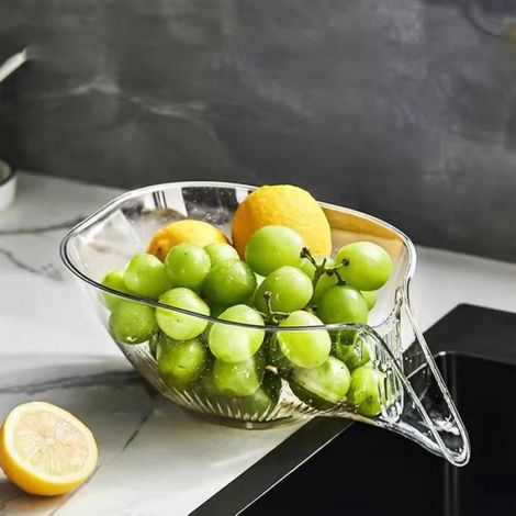 Panier d'égouttage de cuisine - - 1/2 pièces - Amovible - Plastique durable - Multifonctionnel (1/5)