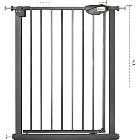 Barrera de seguridad para bebés, cierre automático, sistema de doble bloqueo, 7684 cm. (1/2)
