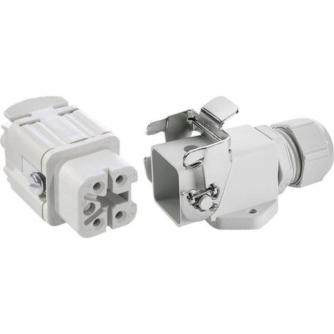Lapp KIT H-A 4 conectores eléctricos gris IP65 duradero