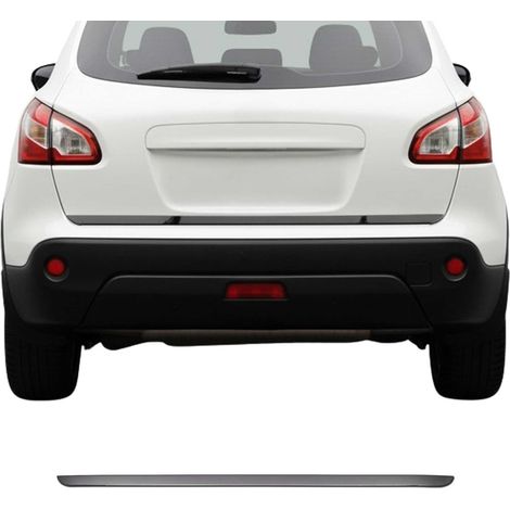 Garniture de Hayon Coffre pour Nissan Qashqai 2014-2021 acier inox foncé (1/5)