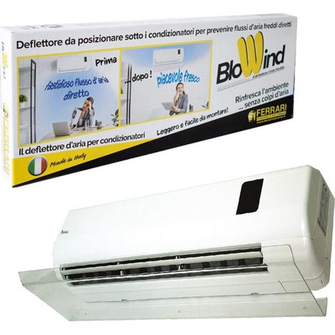 Deflector de aire acondicionado soplado L690xH50xP250mm