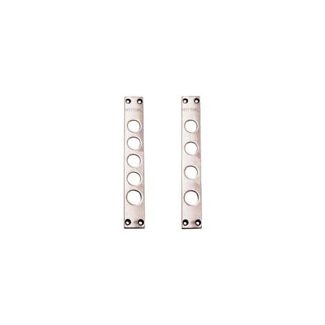 1PZ CONTROPIASTRE SERRATURE PORTE BLINDATE 94240F interasse mm28, mm30x206x3