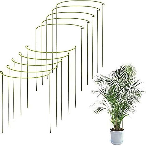 kit De 10 Tuteur Plante Supports Pour Plantes Grimpantes Et Fleurs Tuteur Vert Aidez Vos Plantes Pousser Tuteurs Tomates Jardin Pieux (1/5)