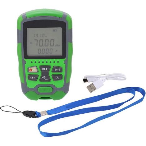 Misuratore di potenza per fibra ottica -70 +10dBm Display digitale Tester per cavi ottici (1/5)